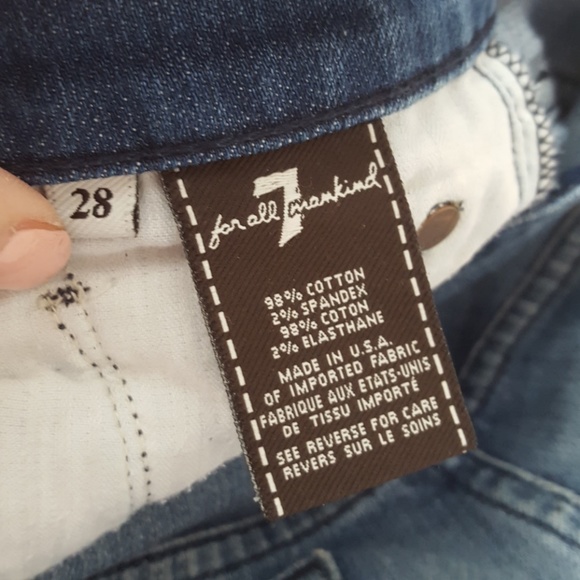 7 of All Mankind Crop Straight Leg - Picture 6 of 7